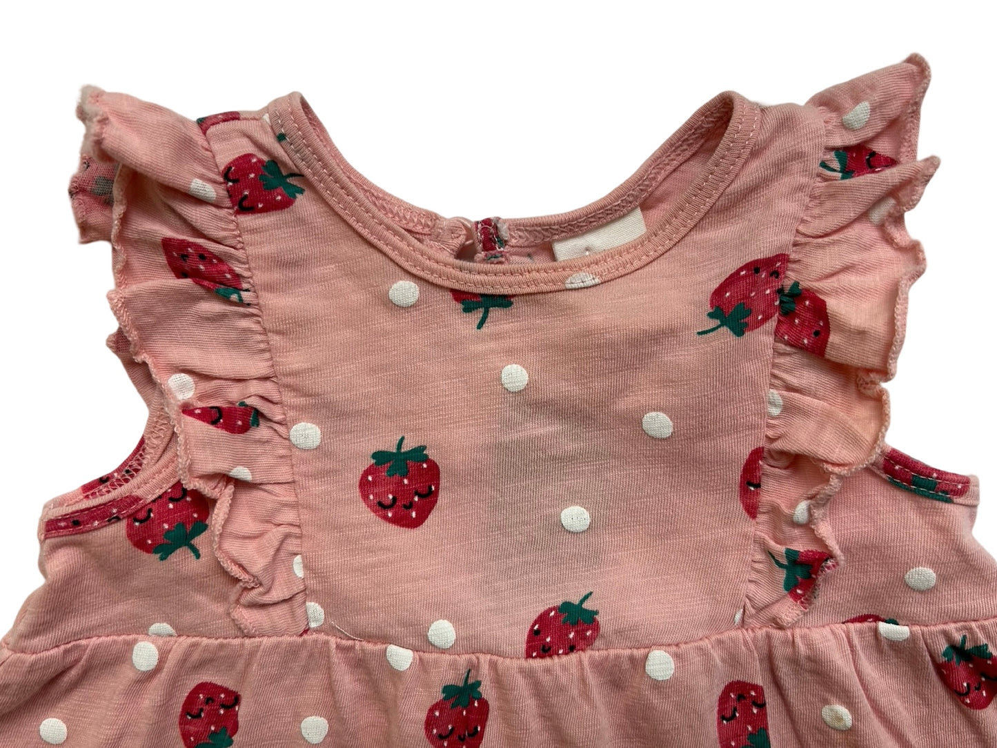 4M-6M Baby Girls H&M Strawberries Dress.