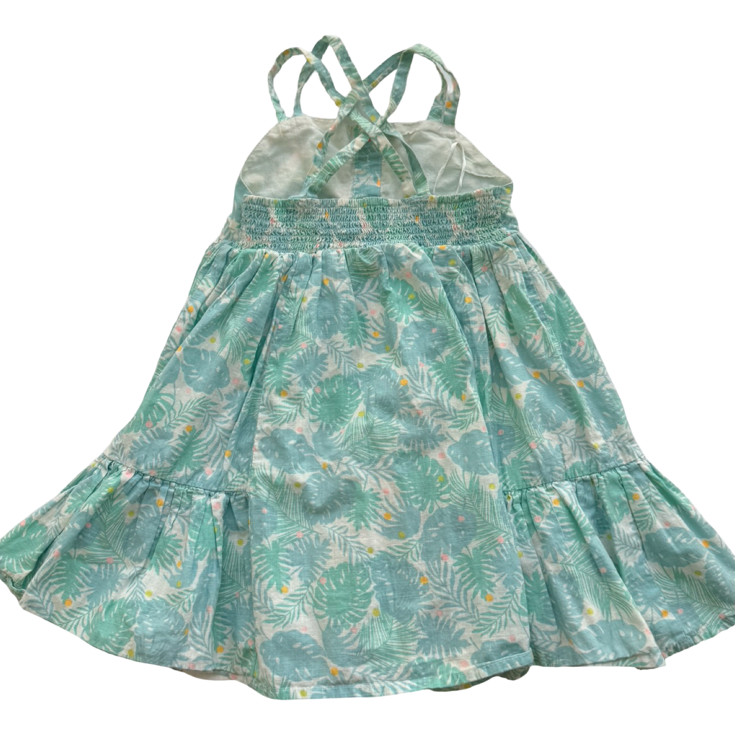 3T Toddler Girl Tommy Bahama Tropical Ferns & Palms Dress