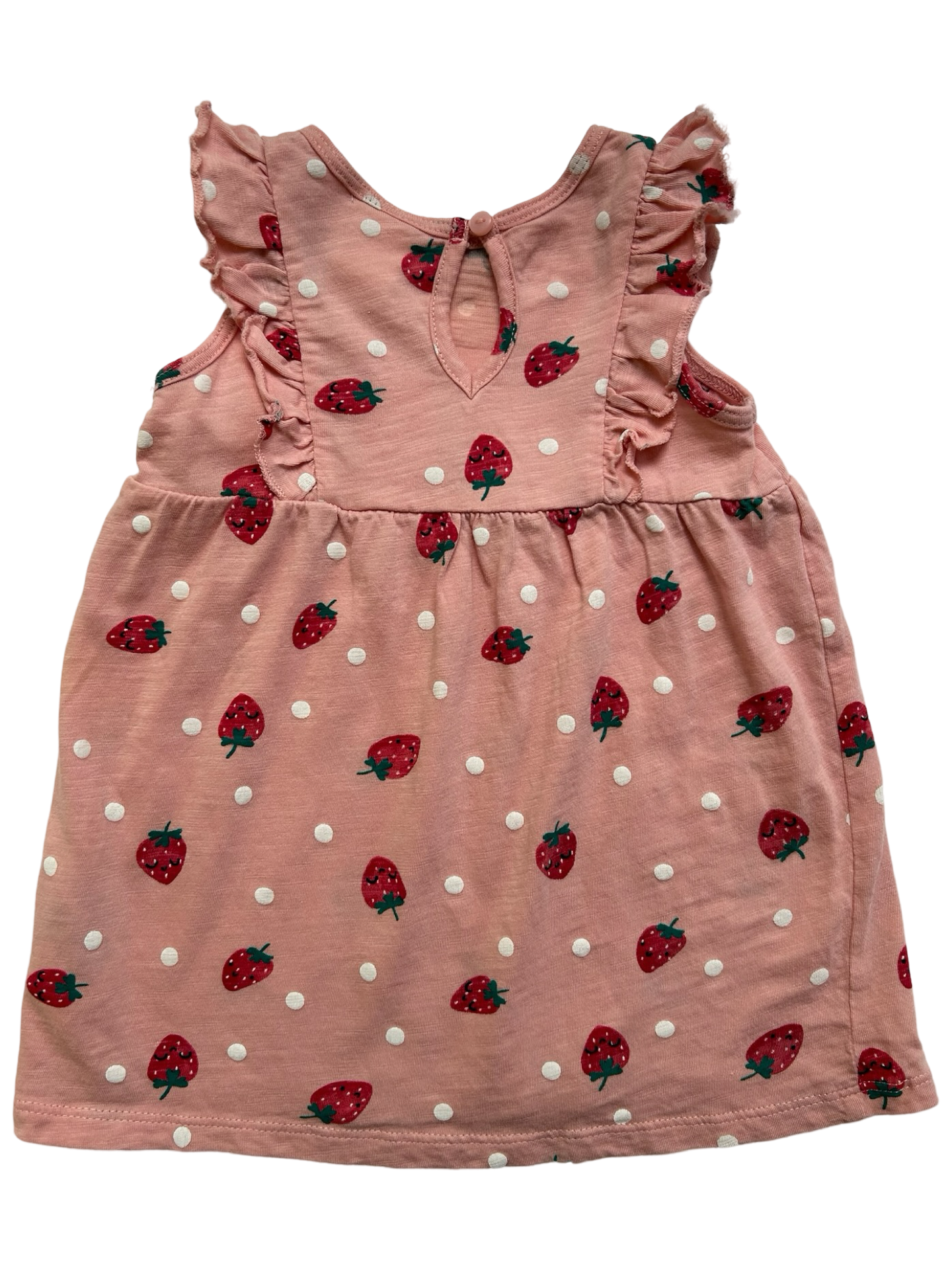 4M-6M Baby Girls H&M Strawberries Dress.