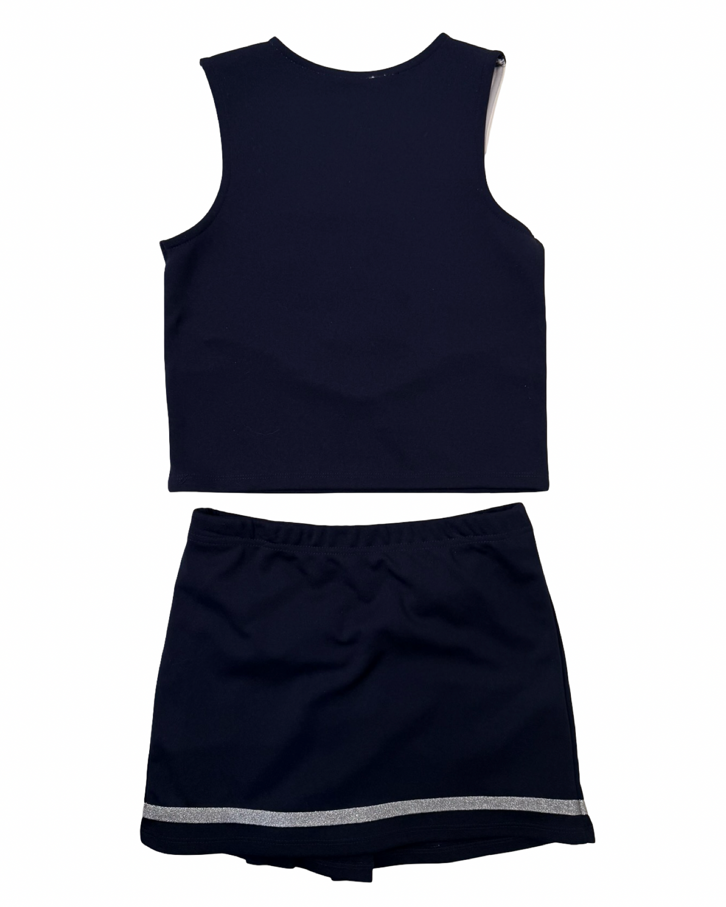 7Y Youth Girls Small Dallas Cowboys 2Pc Cheer Outfit Skirt + Top