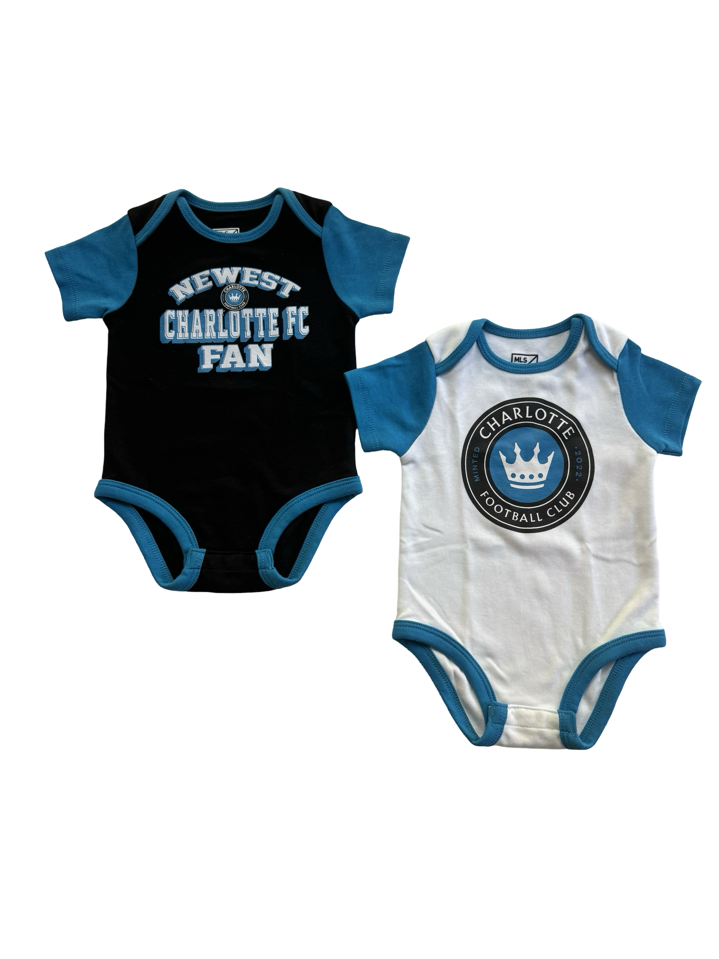 3-6M Baby Boy / Girl Charlotte FC Soccer Club Onesies