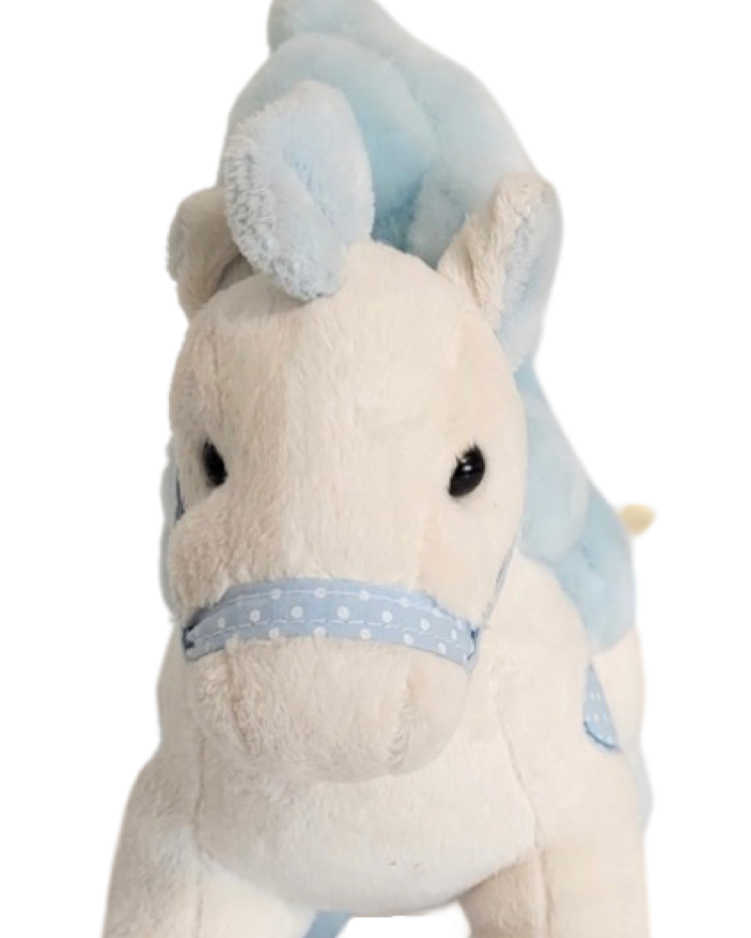 Baby Boy Musical Rocking Horse by Aurora Baby Wind Up 12" Lullaby