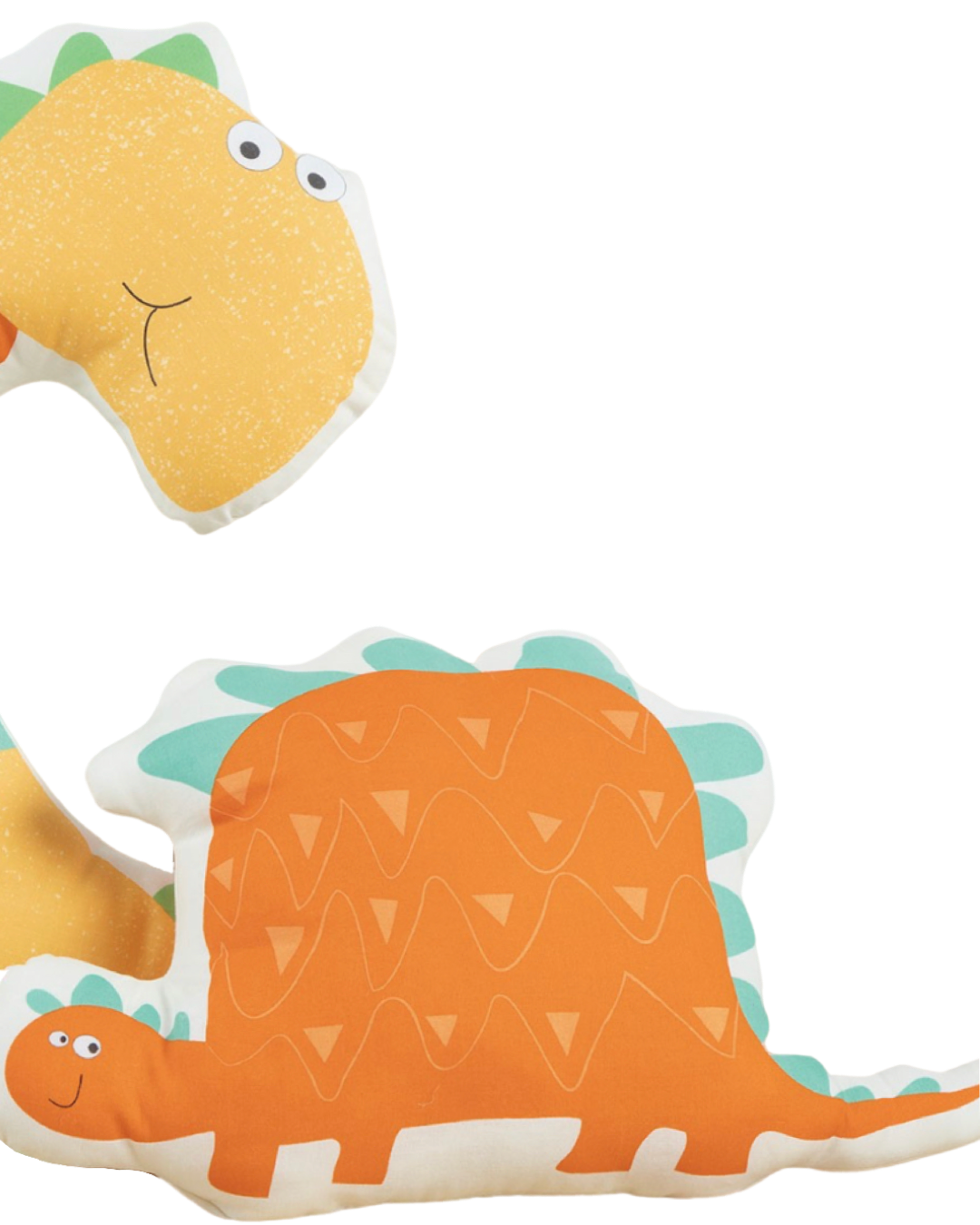 Sandy Gervais Eat Your Veggies Dinosaur Stuffies / 2 Pc Pillow Decor