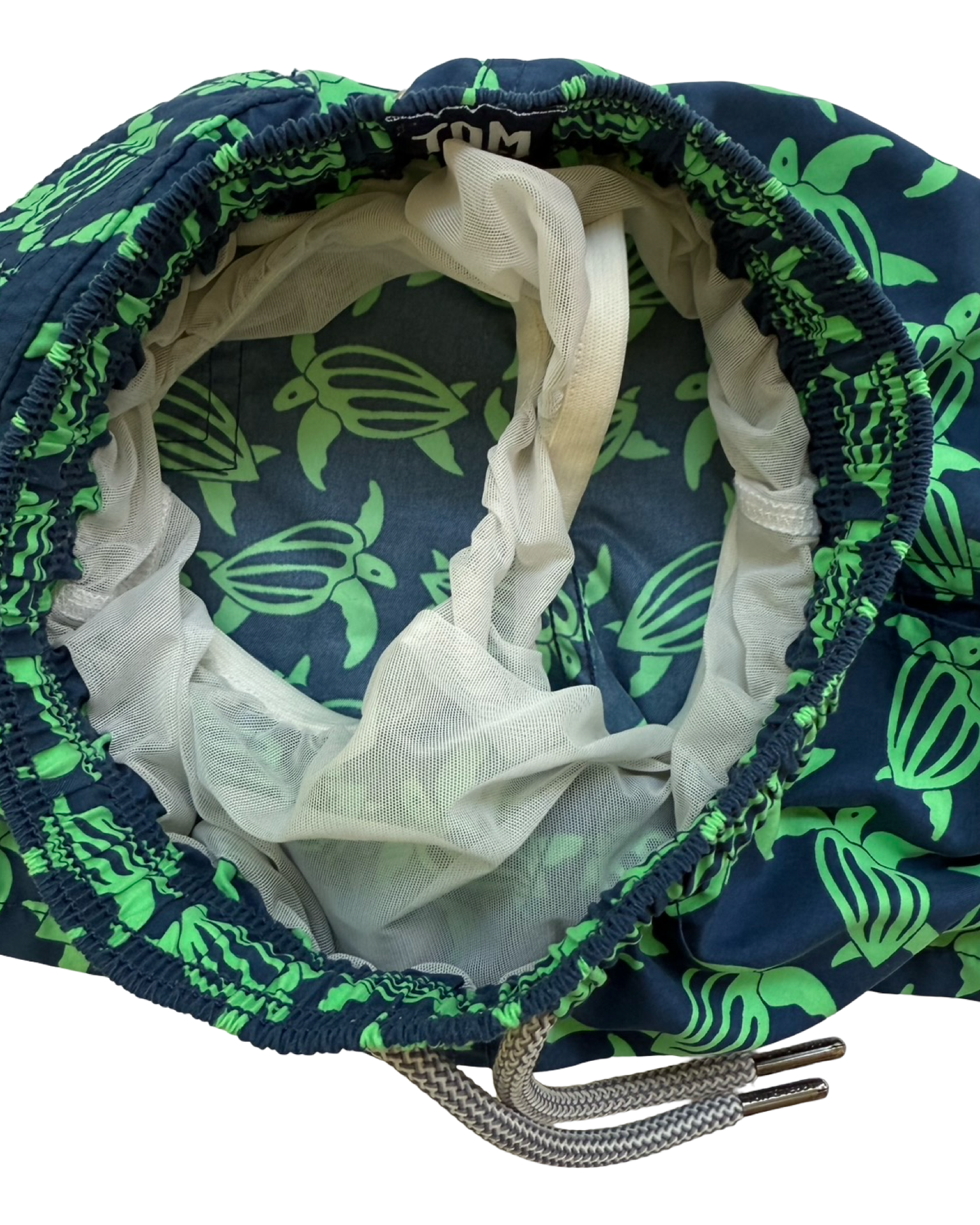 1/2Y Baby Boy Blue Tom & Teddy Sea Turtle Swim Shorts