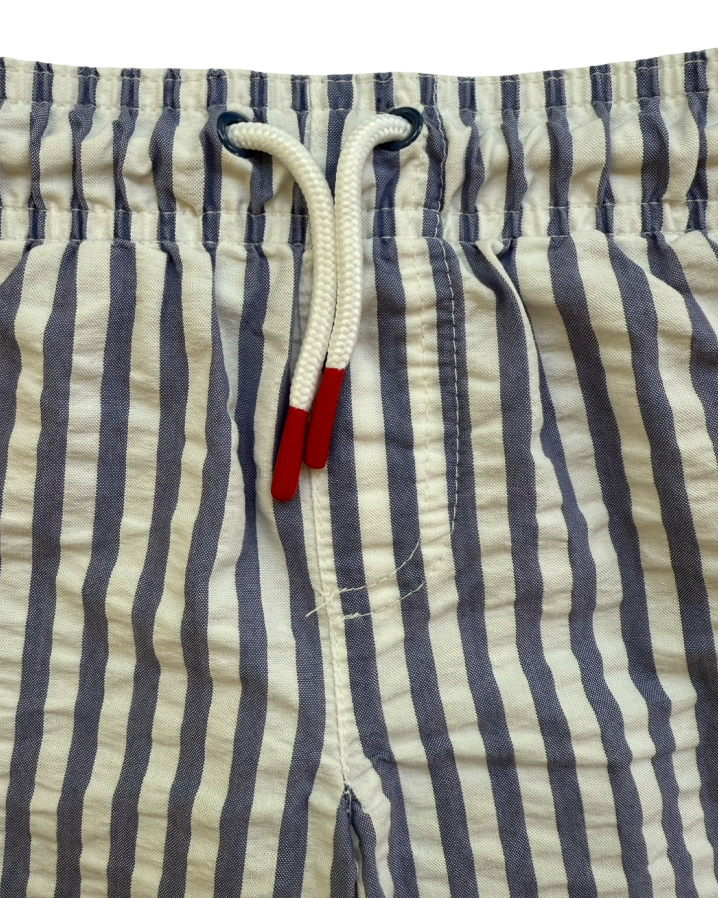 4T Toddler Boy Cat & Jack Blue Striped Anchor Swim Shorts