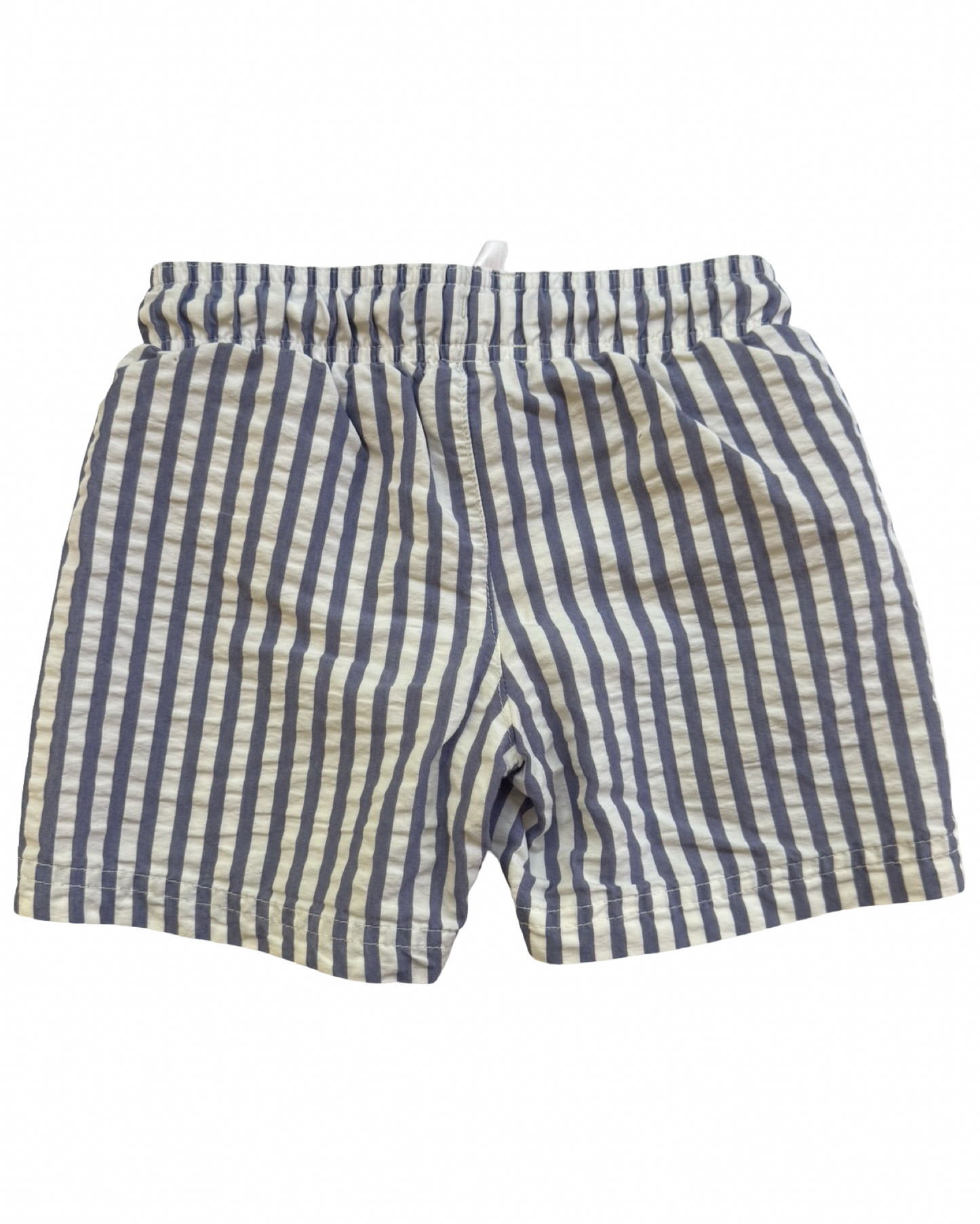4T Toddler Boy Cat & Jack Blue Striped Anchor Swim Shorts