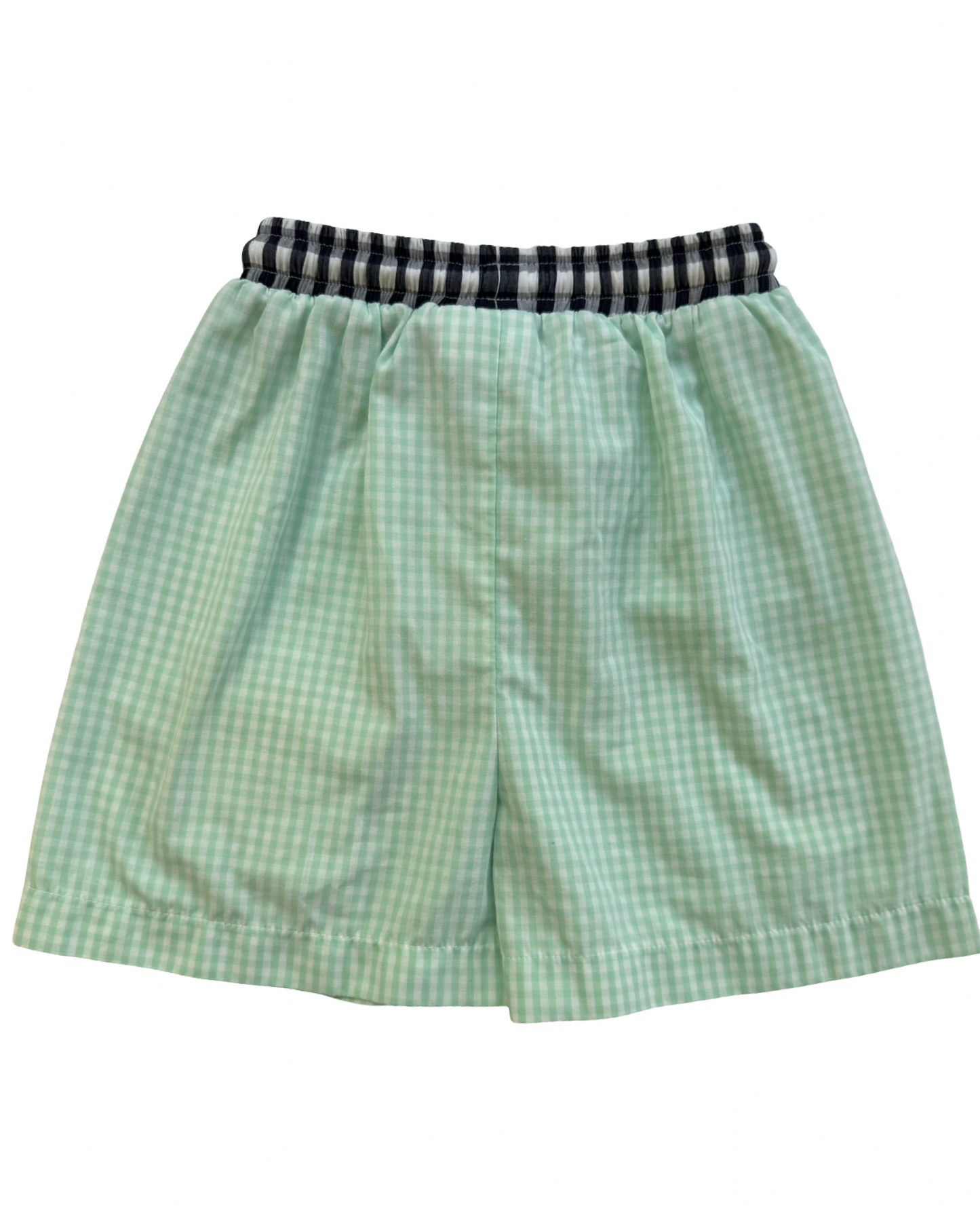 4T Toddler Boy Shrimp & Grits Smocked Sailboat Swim Shorts