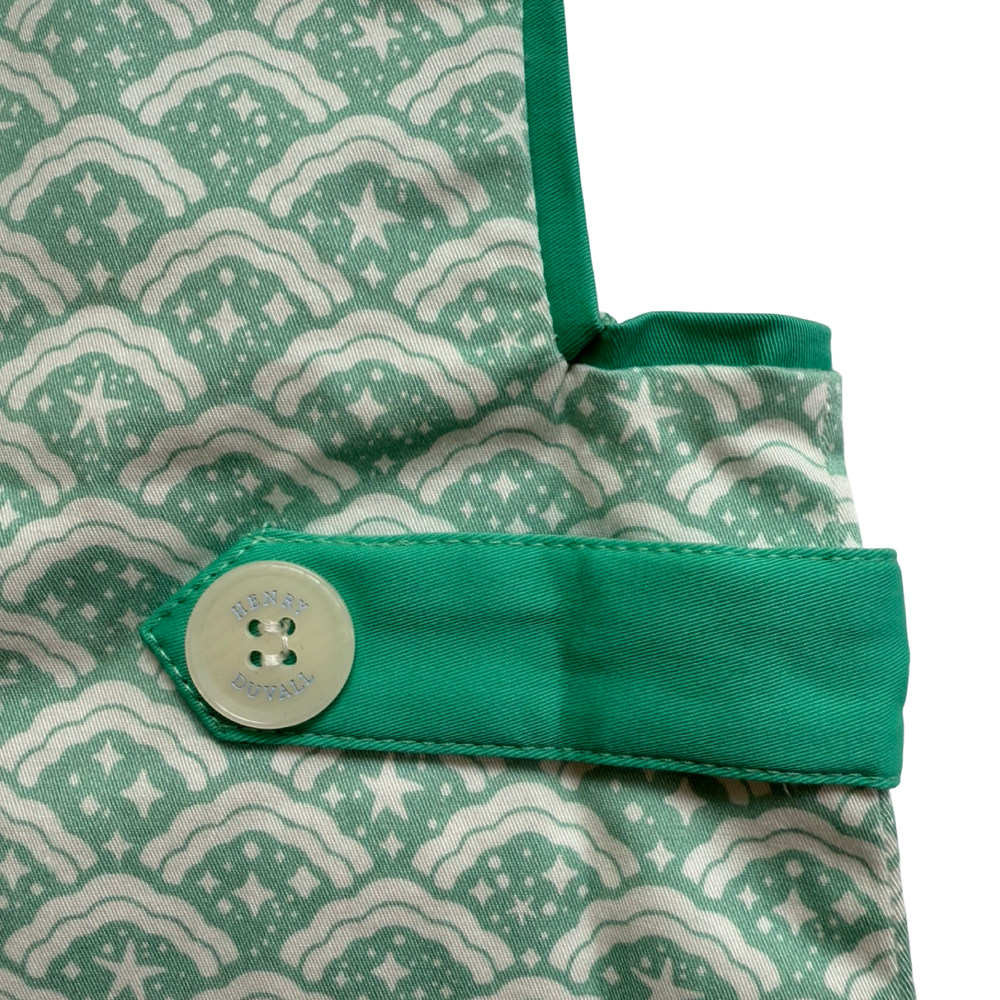 18-24M Baby Boy Henry Duvall Mint Star Jon Jon Romper