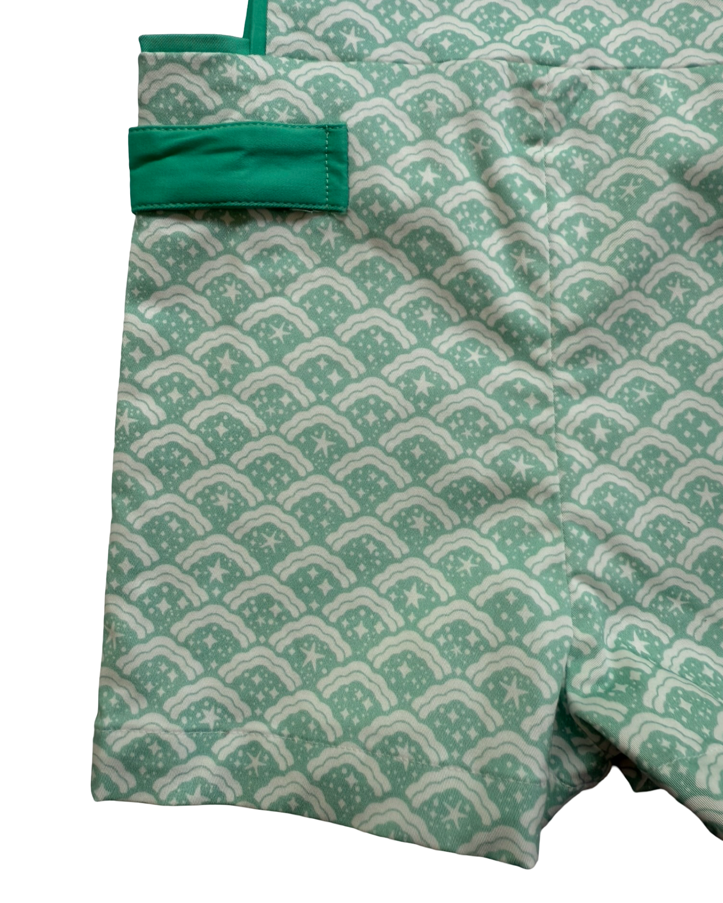 18-24M Baby Boy Henry Duvall Mint Star Jon Jon Romper