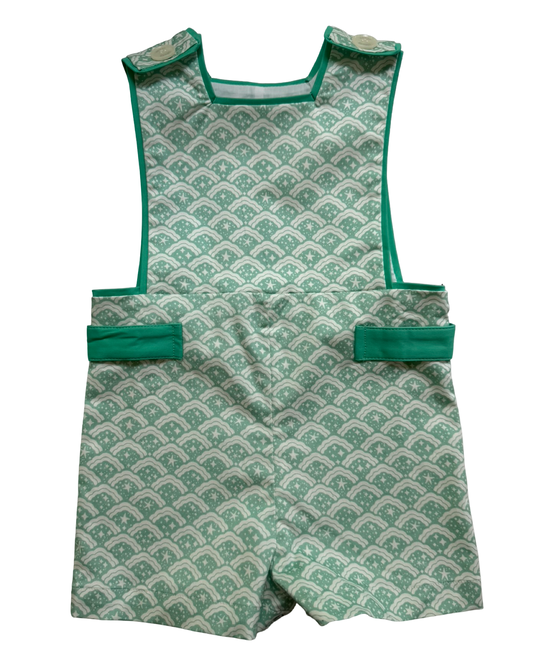 18-24M Baby Boy Henry Duvall Mint Star Jon Jon Romper