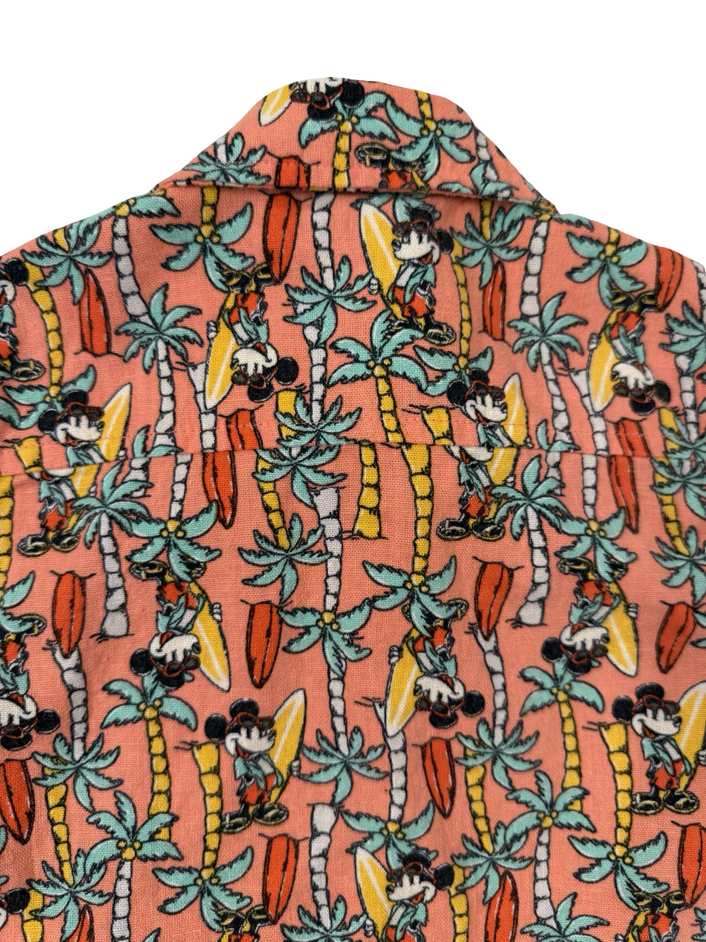 4T Toddler Boy Disney Junior Mickey Boys Tropical Palm Tree Surf Linen Short Set