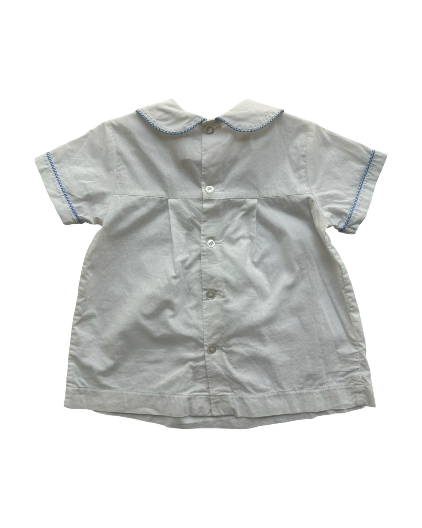 3T Toddler Boys Lullaby Set ABC Back to School Blue Gingham Set
