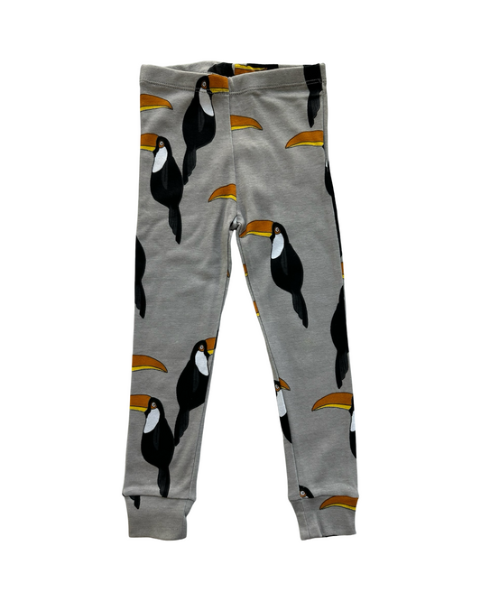 18M-24M Mini Rodin Gray Toucan Leggings NWT 92/98