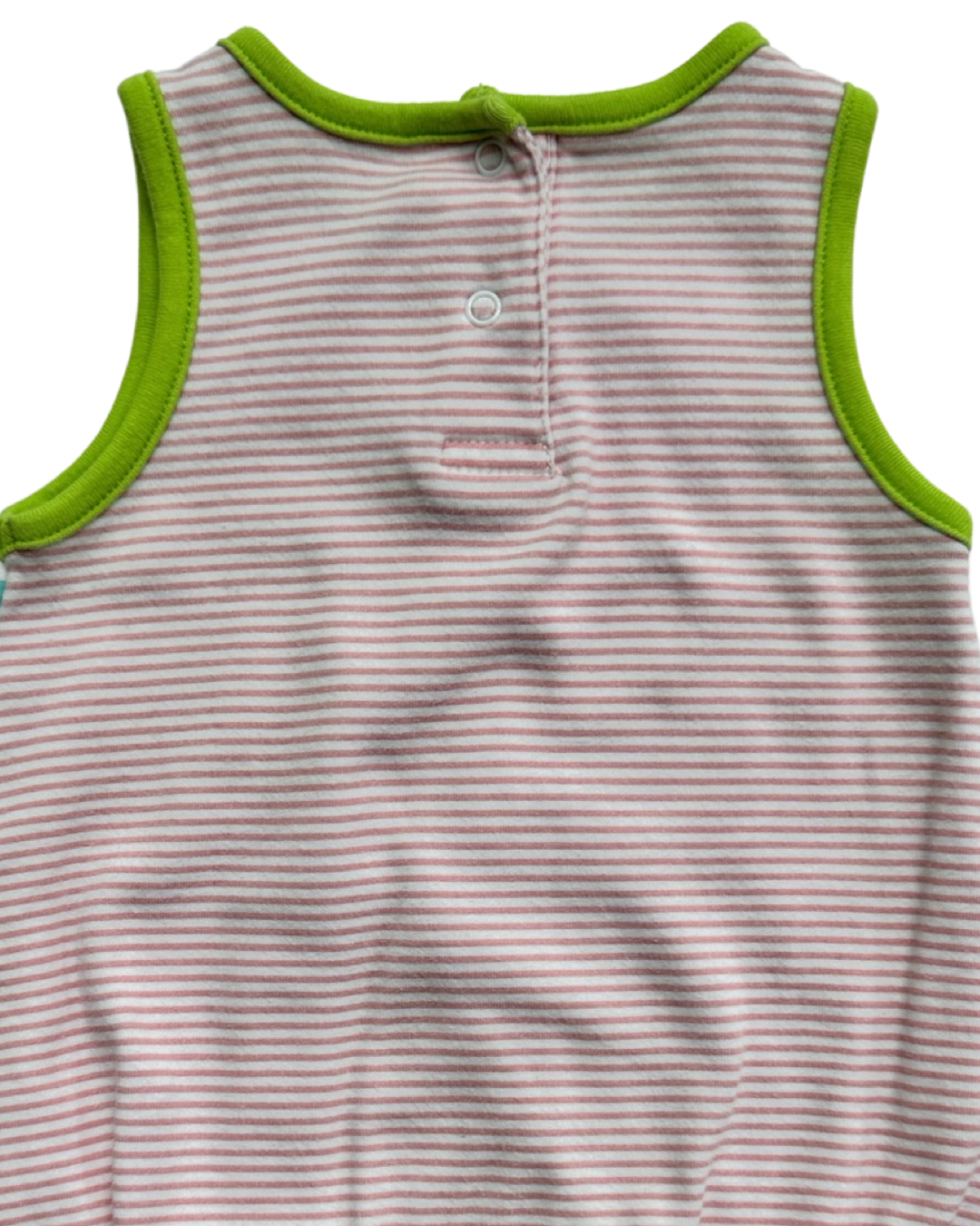6M Baby Girl Zutano Vintage Cat Owl Bird Onesie Dress