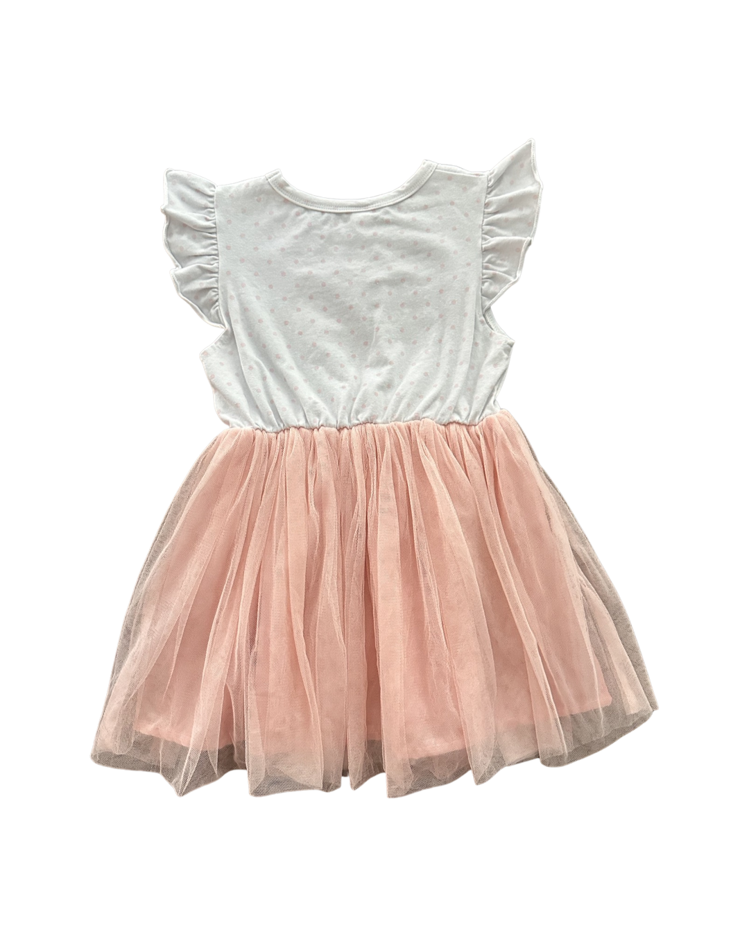 2T Toddler Girl Two Sweet Donut Tulle Birthday Dress