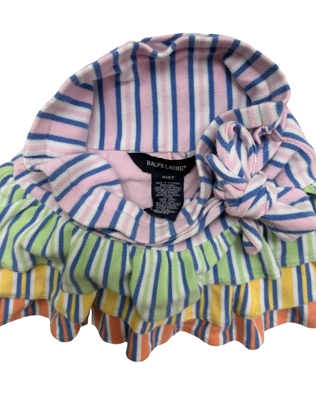 4T Toddler Girl Ralph Lauren Colorful Tiered Ruffle Skirt