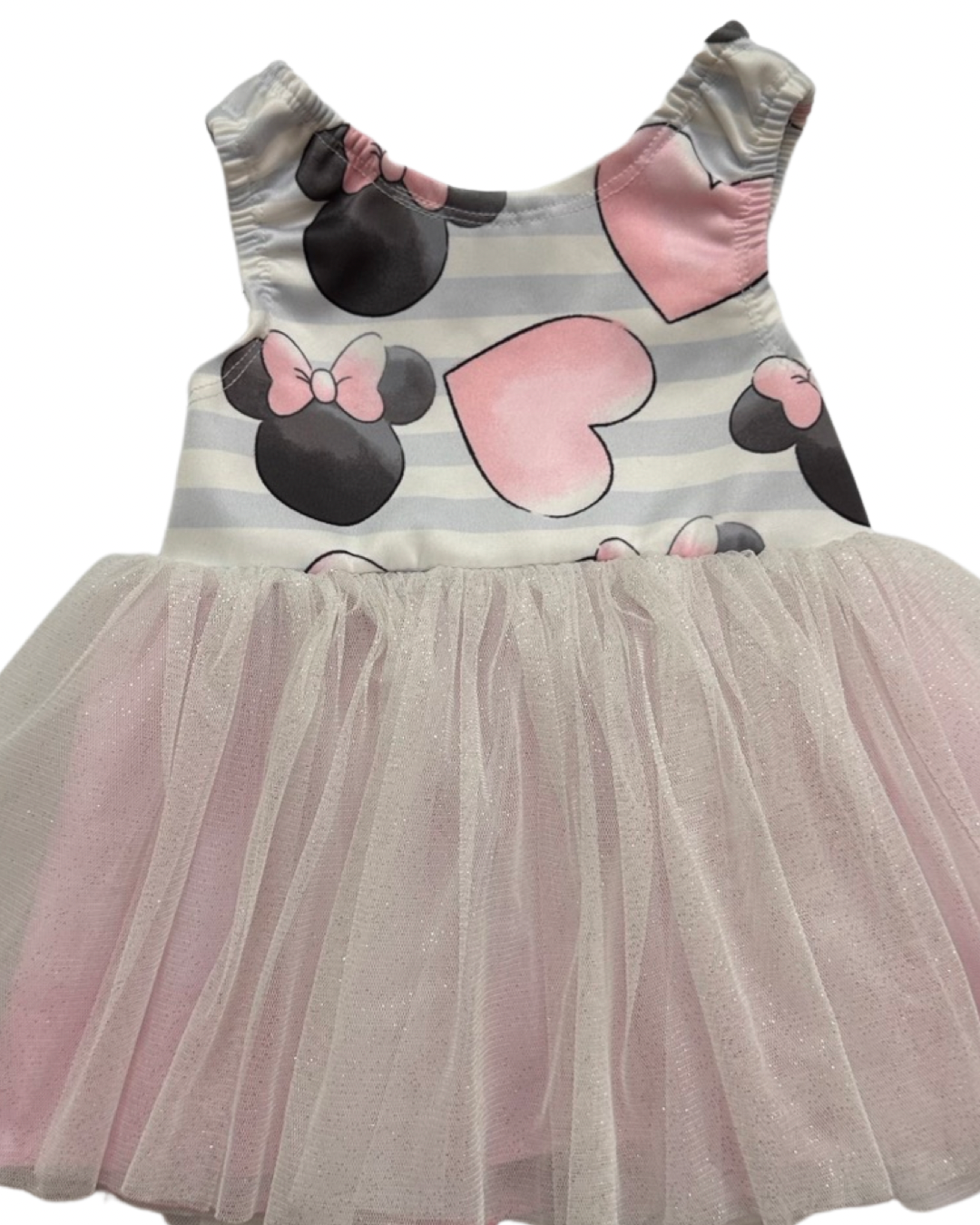 12M Baby Girl Pink Pippa & Julie DISNEY Minnie Mouse Tutu Dress