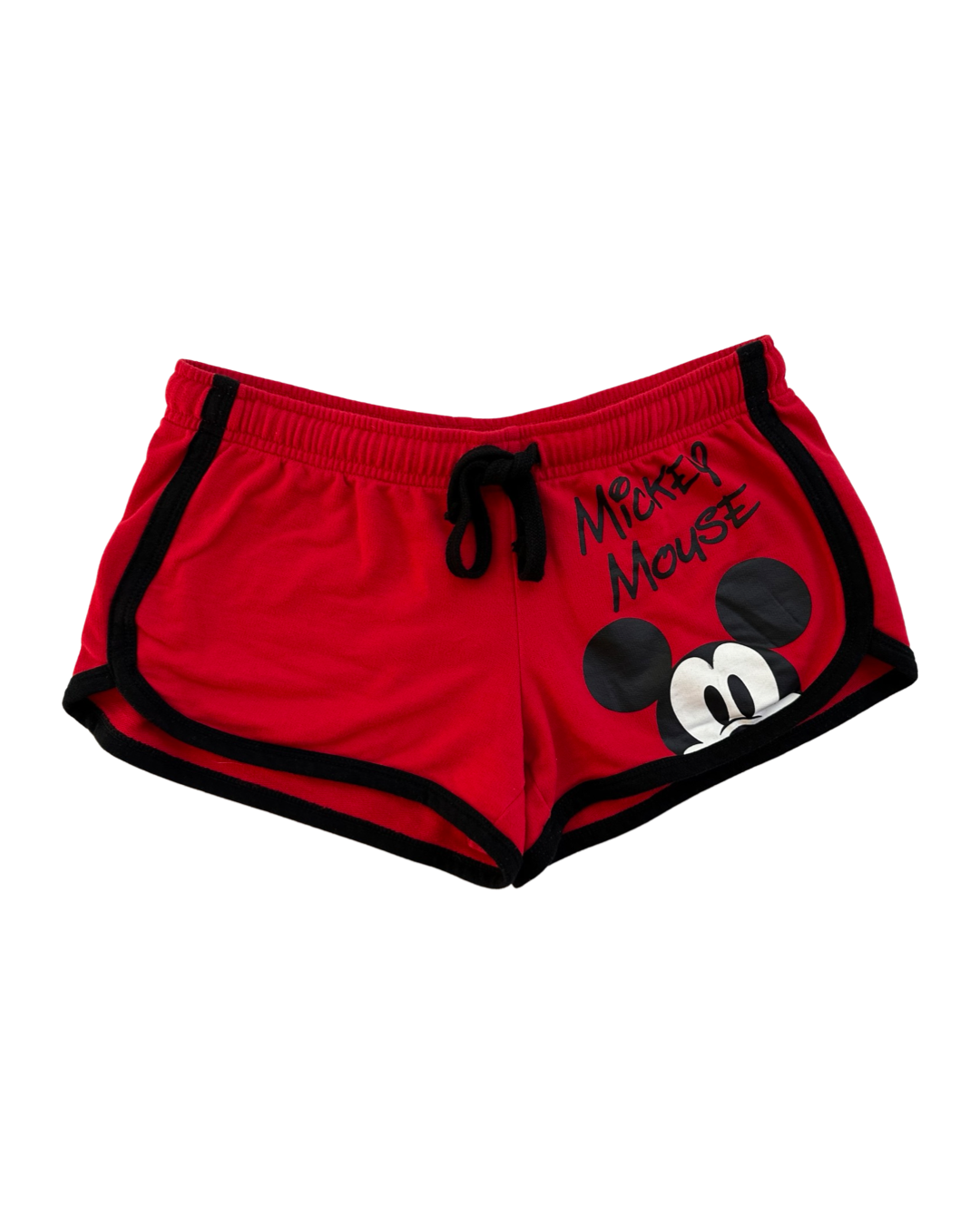 Women’s Small Size 3/5 Red Disney Mickey Mouse Shorts