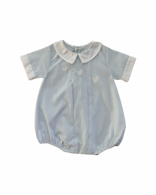 6M Baby Boy Classic Feltman Bros Light Blue Duck Bubble