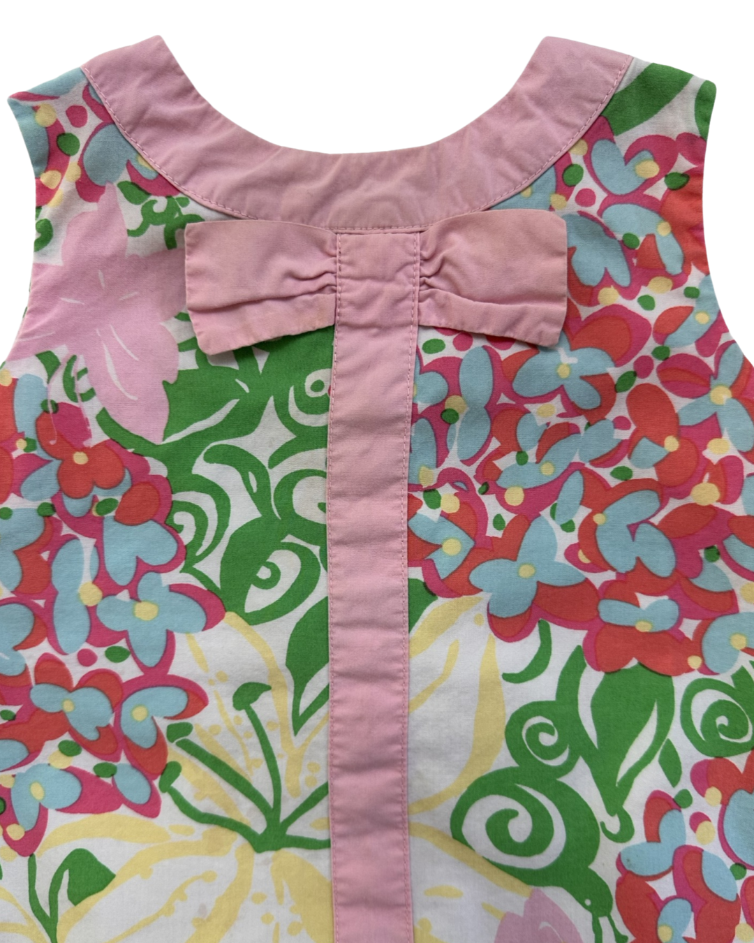 12M-18M Baby Girl Lilly Pulitzer Butterfly and Pink Floral Dress & Bloomers