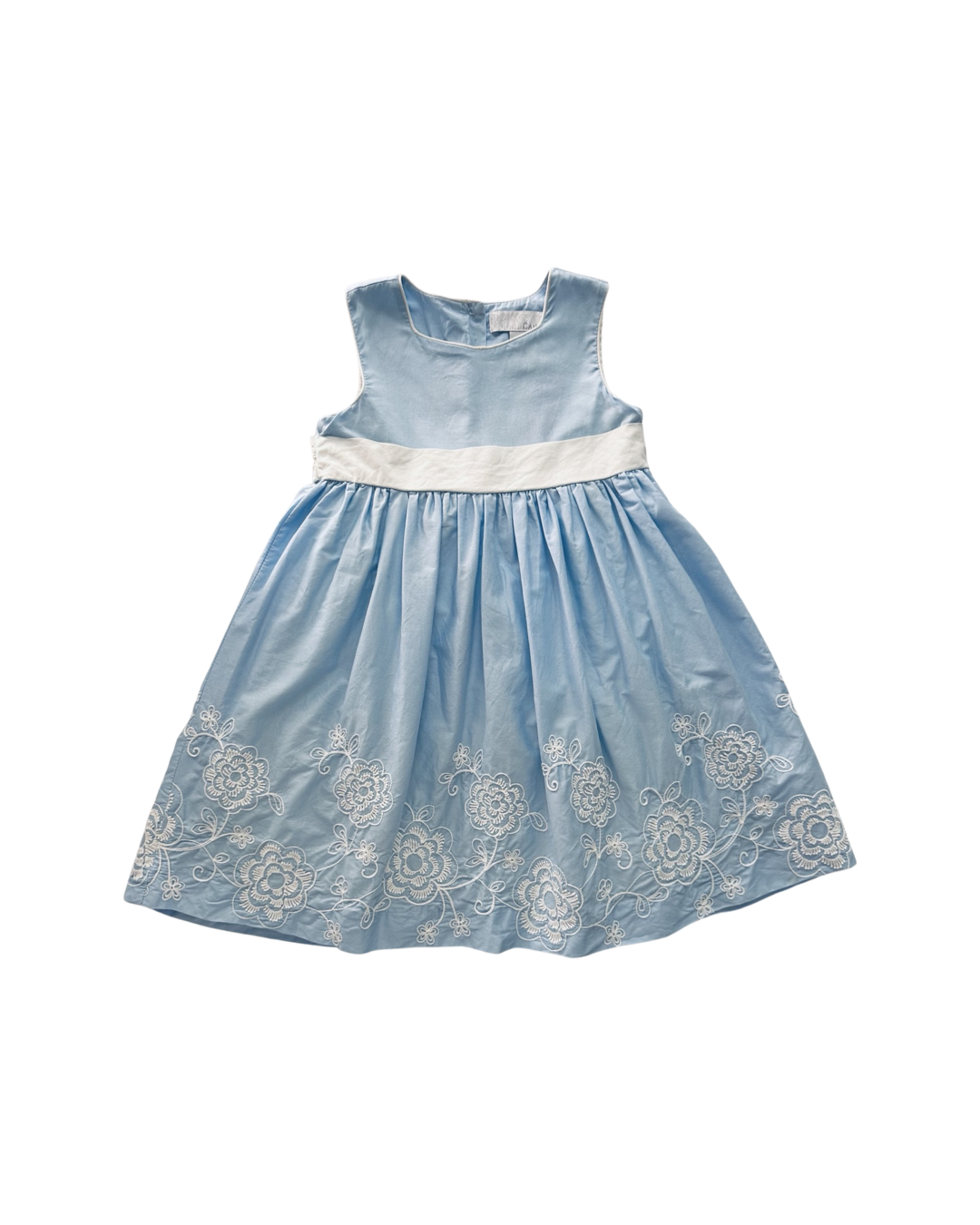 5T Toddler Girl Light Blue Camilla Floral Dress