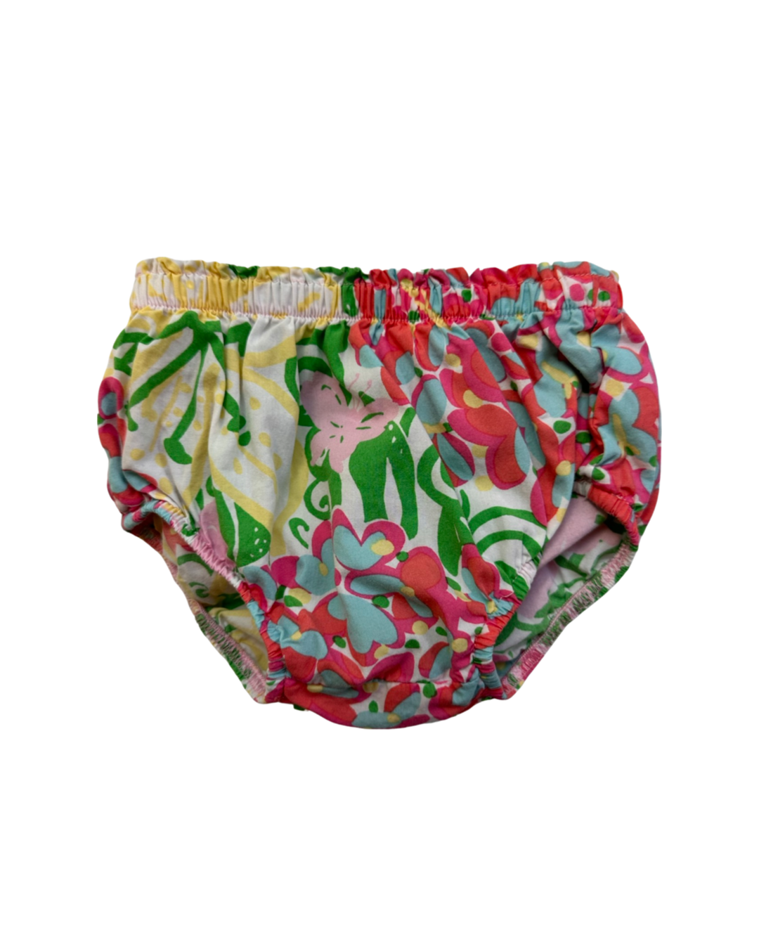 12M-18M Baby Girl Lilly Pulitzer Butterfly and Pink Floral Dress & Bloomers