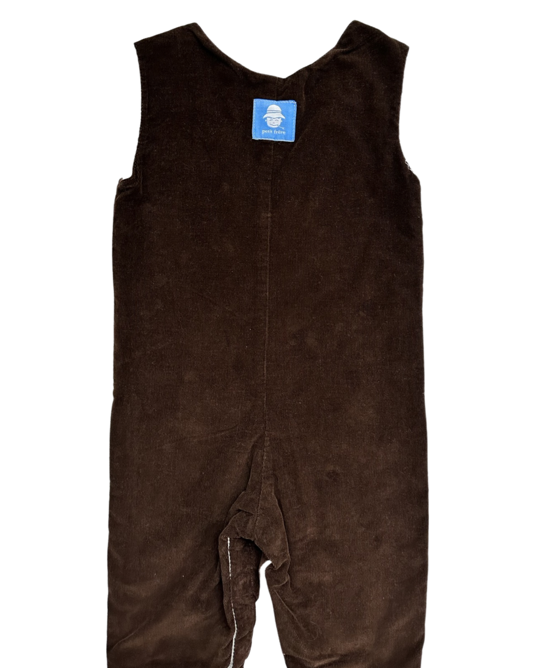 24M Baby Boy Petit Frère Brown Corduroy Dog Longall