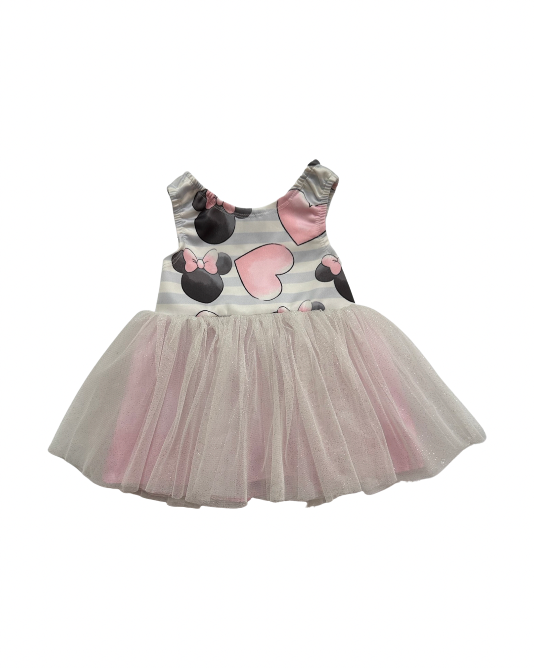 12M Baby Girl Pink Pippa & Julie DISNEY Minnie Mouse Tutu Dress