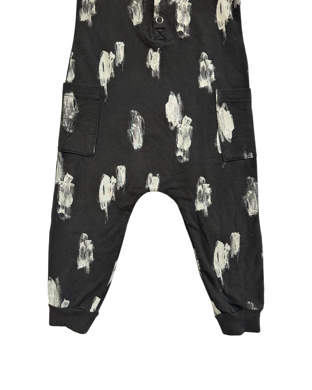 2T Toddler Boys Dark Gray Cat & Jack Romper with Pockets