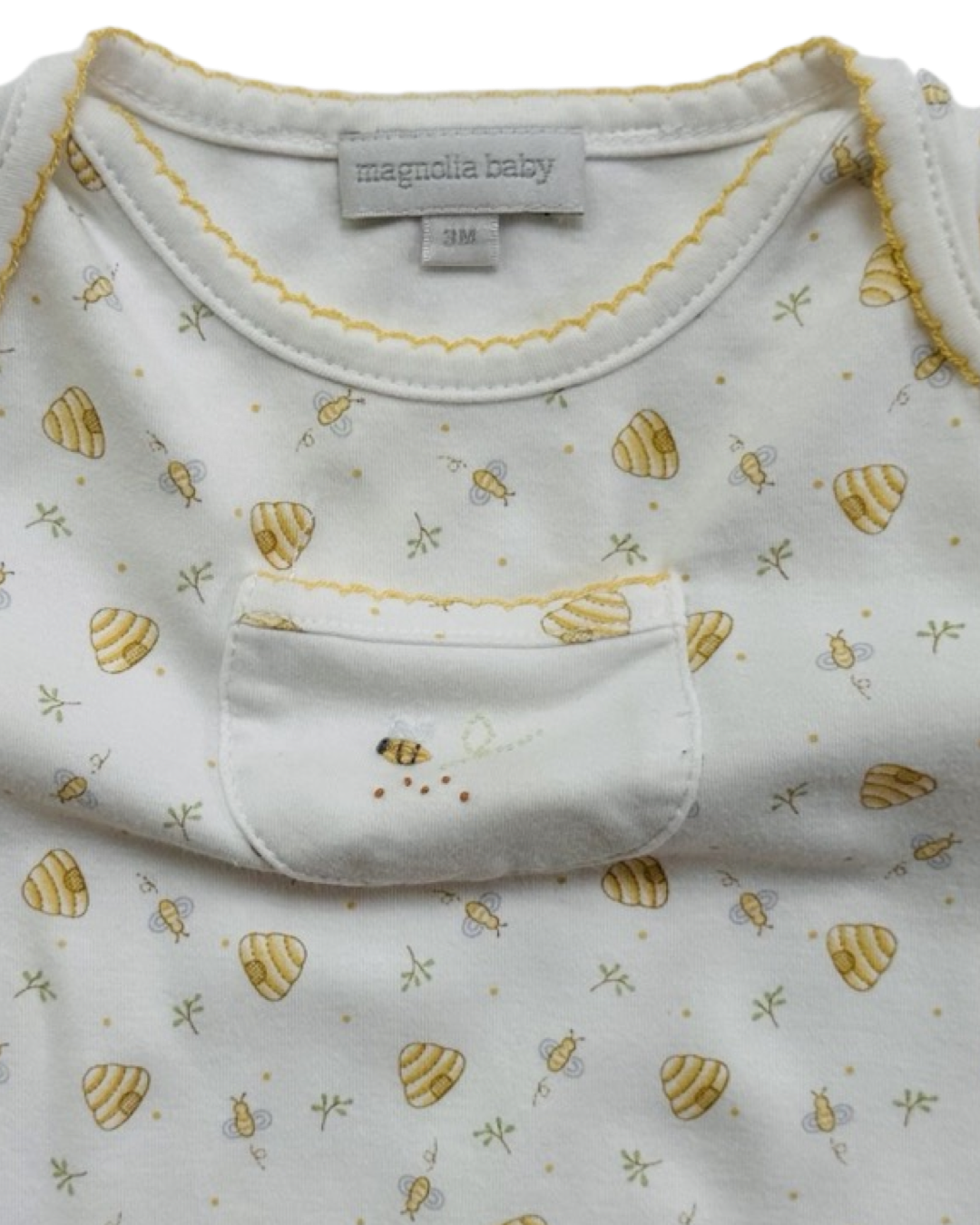 3M Baby Boy Magnolia Baby Honey Bee Romper