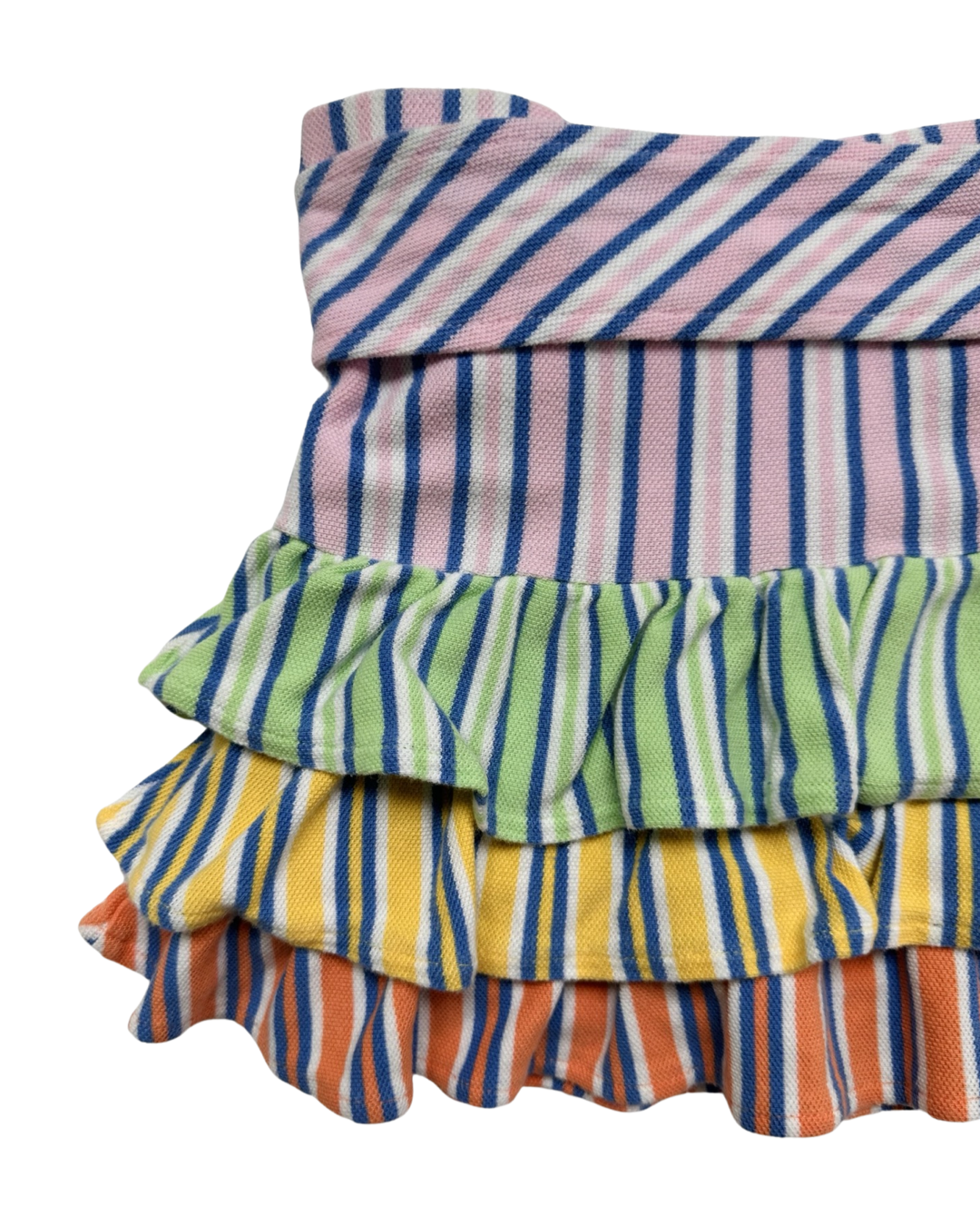 4T Toddler Girl Ralph Lauren Colorful Tiered Ruffle Skirt