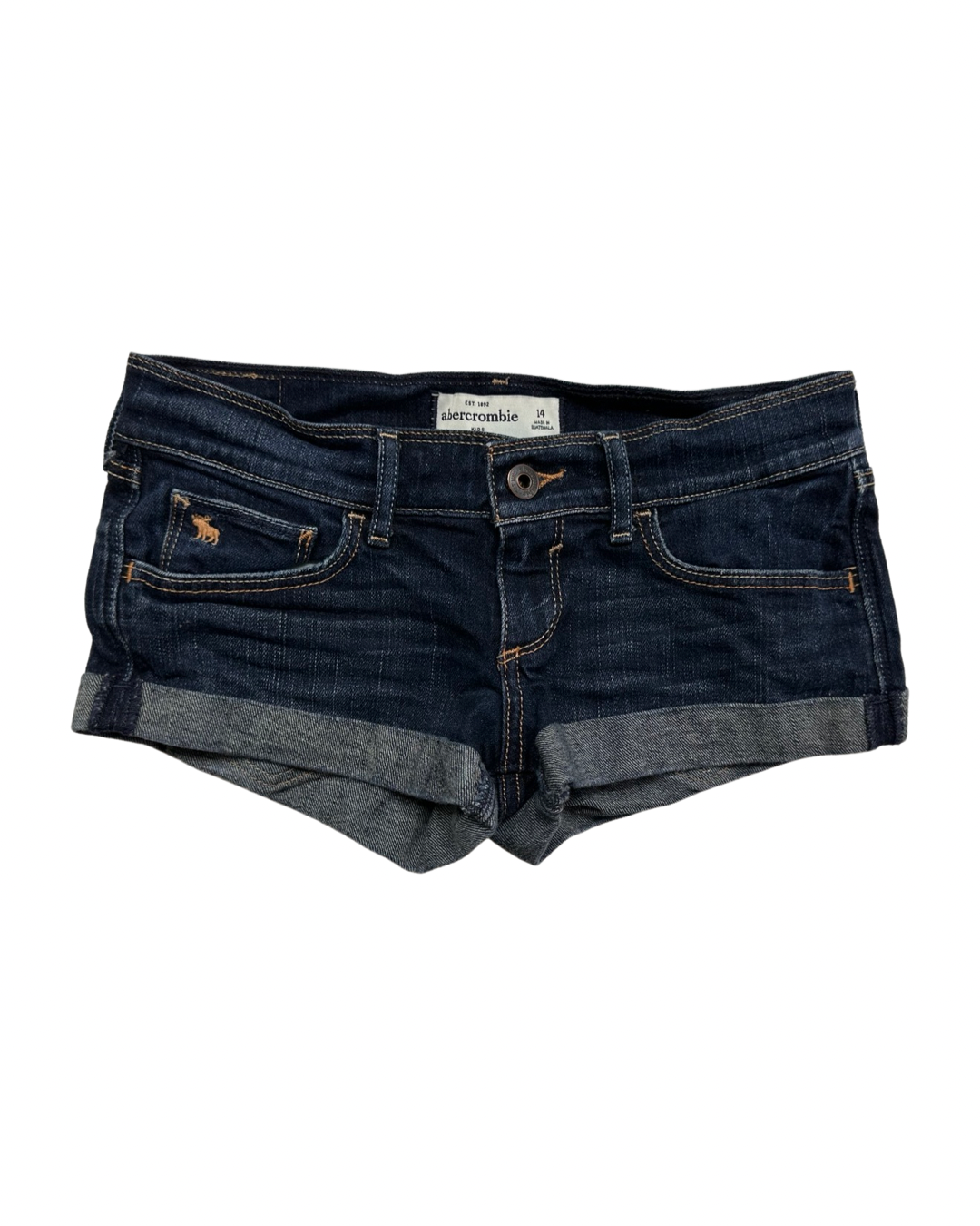 Youth Girls Size 14 Abercrombie Kids Blue Jean Shorts