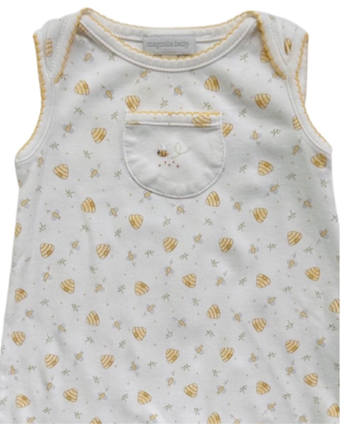 3M Baby Boy Magnolia Baby Honey Bee Romper