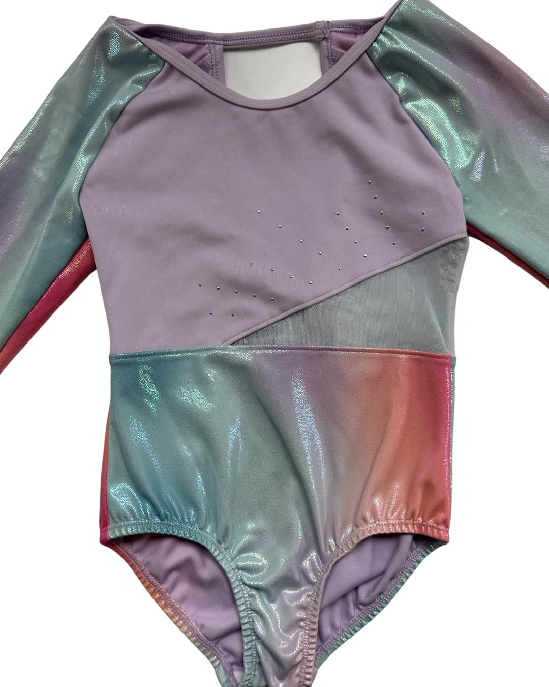 4T Toddler Girl Pastel Gymnastics Tumbling Dance Pastel Shimmer Leotard