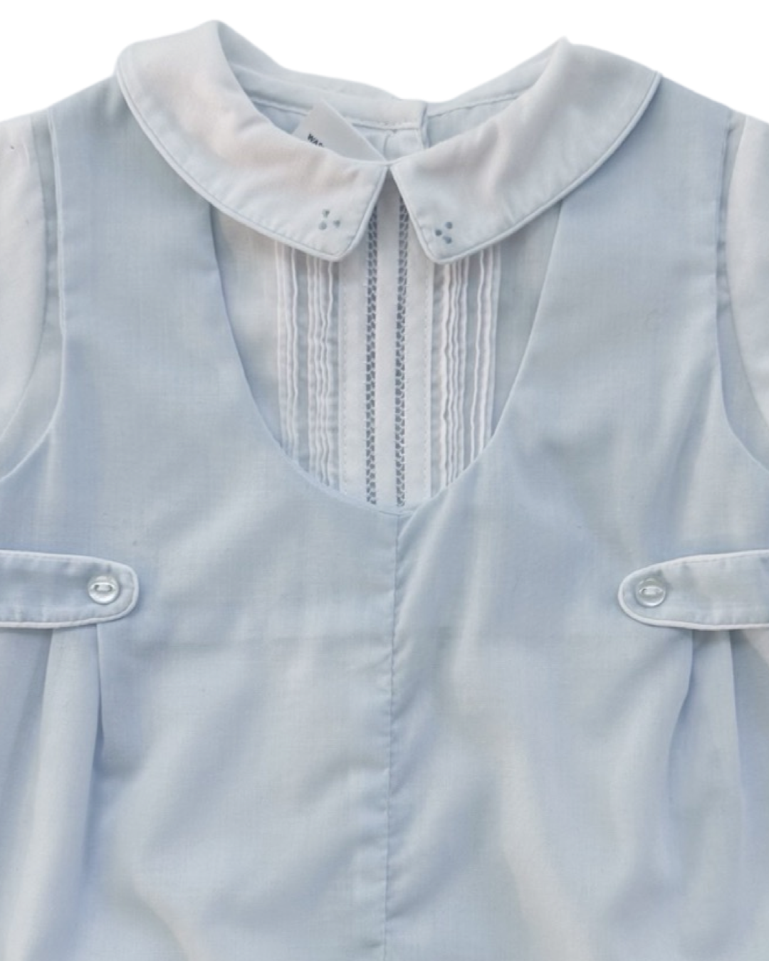 3M Baby Boy Petit Ami Light Blue Classic Boutique Romper