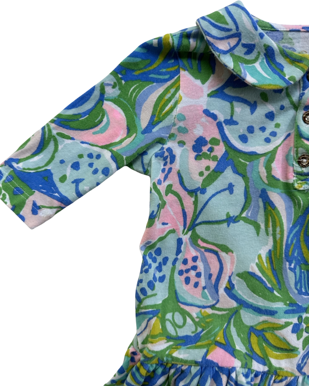 6-12M Baby Girl Lilly Pulitzer Ruffle Bottom Dress w/ Bloomers