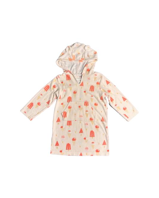 2T Toddler / 3T Toddler Girl Cath Kids Ice Cream Swim Terry Coverup