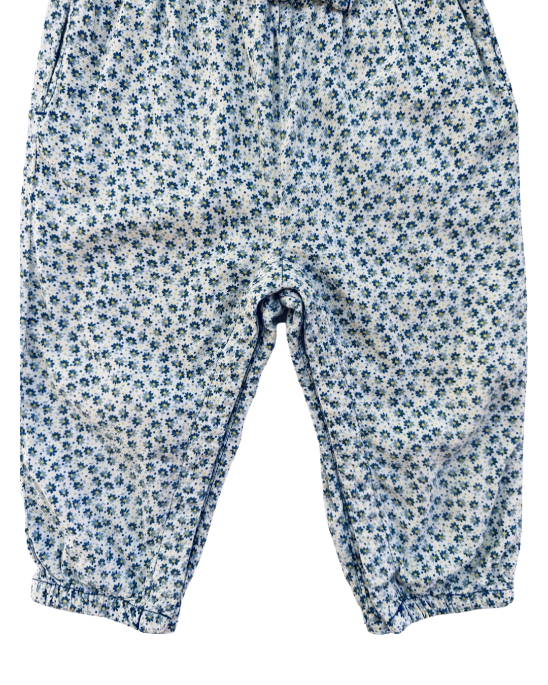 18M-24M Baby Girl Baby Gap Blue Floral Romper Longall