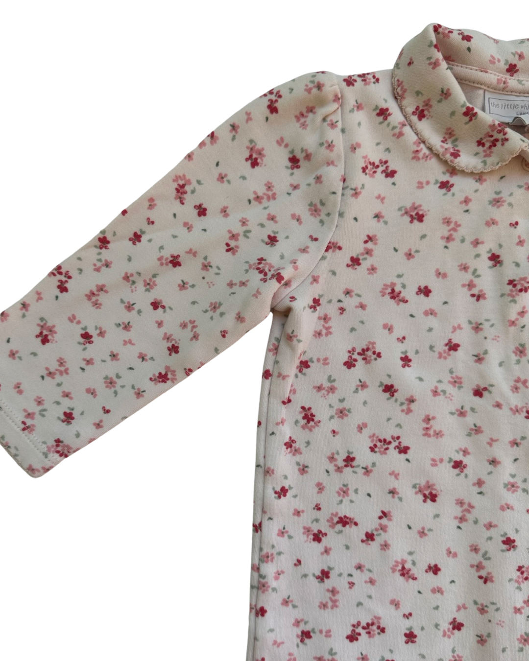6-9M Baby Girl The Little White Company London Pink Floral Sleeper