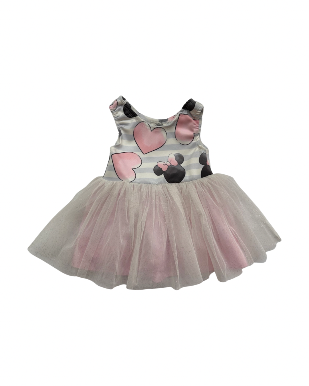 12M Baby Girl Pink Pippa & Julie DISNEY Minnie Mouse Tutu Dress