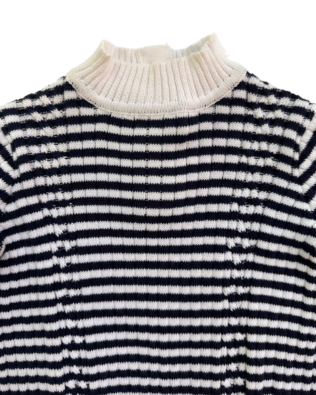 2T Toddler Girl Janie & Jack Navy / White Striped Sweater Dress
