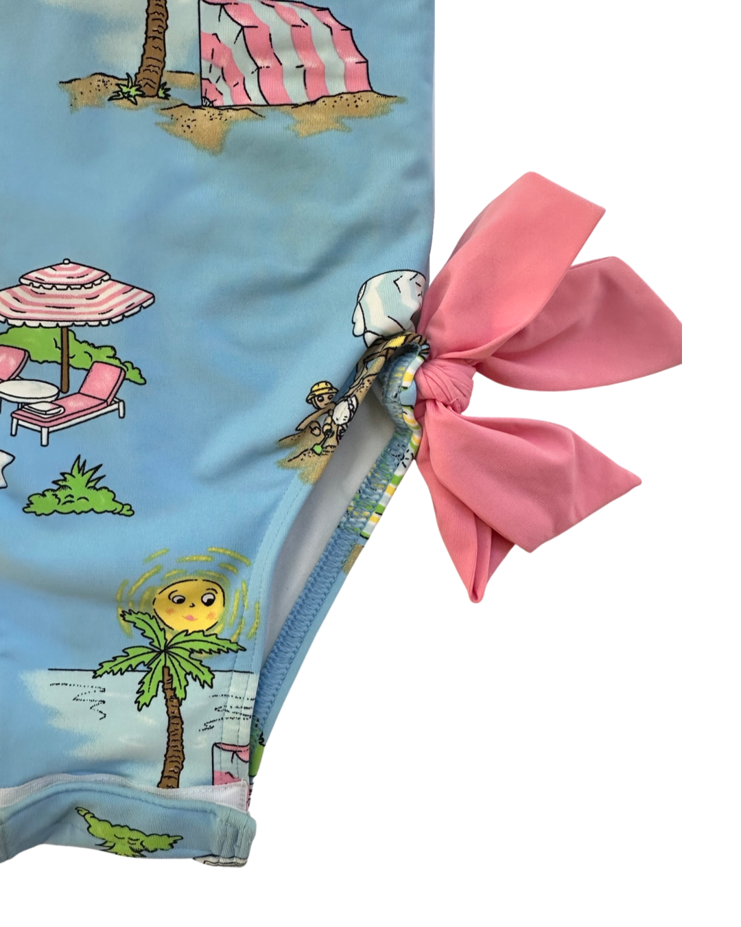 0-6M Baby Girl Beaufort Bonnet Company Cabana Blue Swim Suit