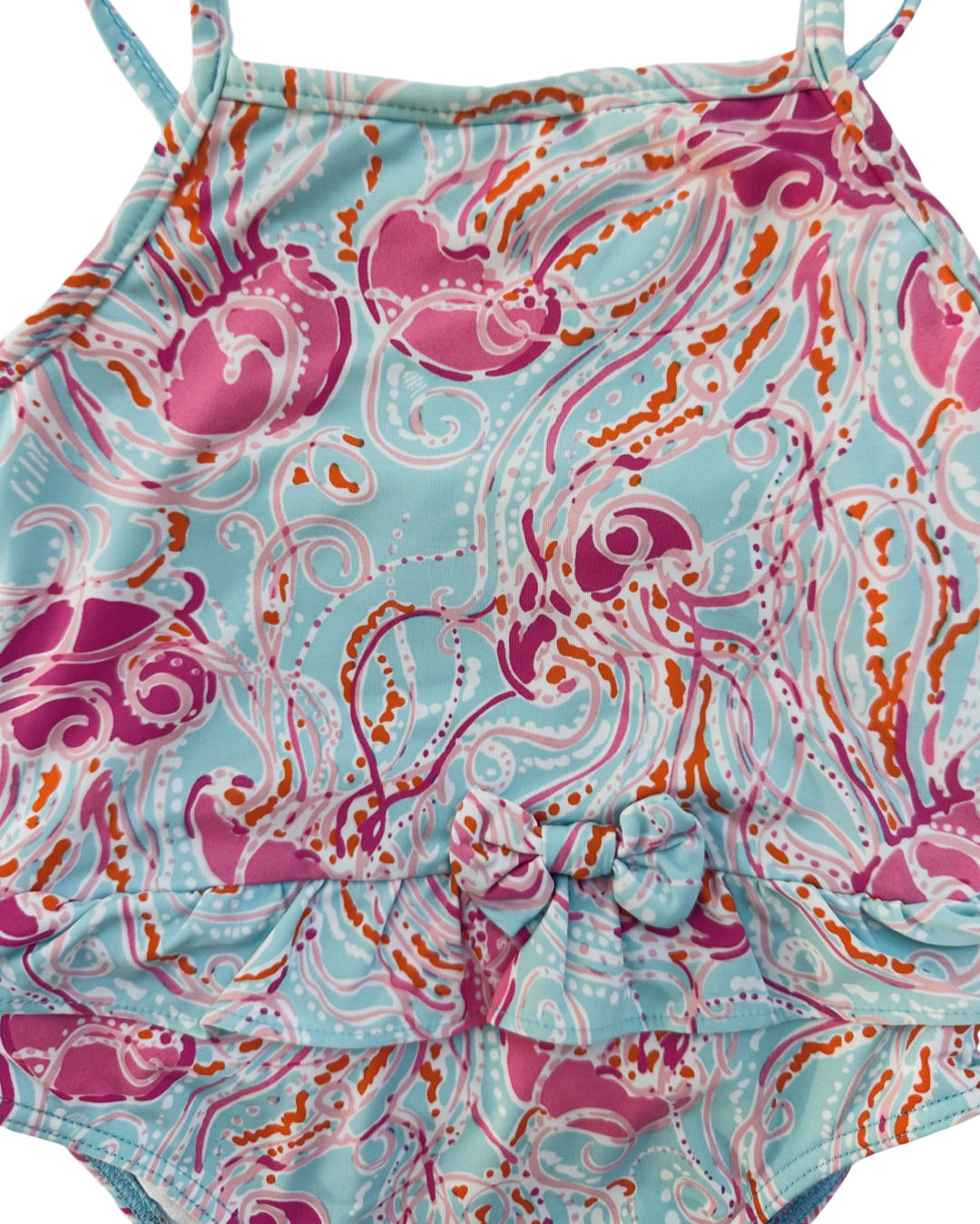 3-6M Baby Girl Lilly Pulitzer JellyFish One Piece Swim Suit