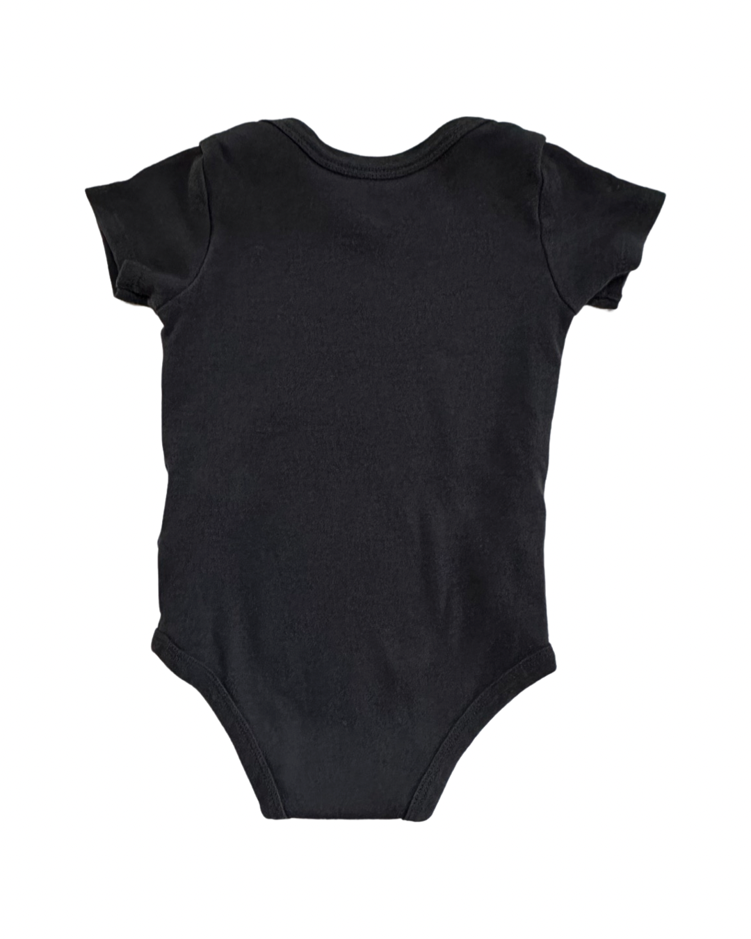 6-9M Baby Boy Nike Grey / Orange Onesie & Orange Athletic Shorts