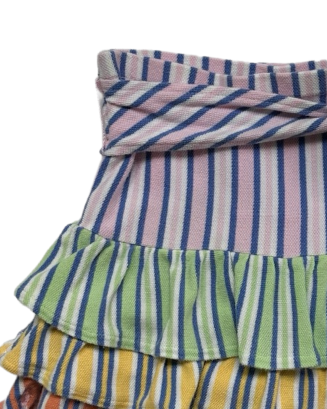 4T Toddler Girl Ralph Lauren Colorful Tiered Ruffle Skirt