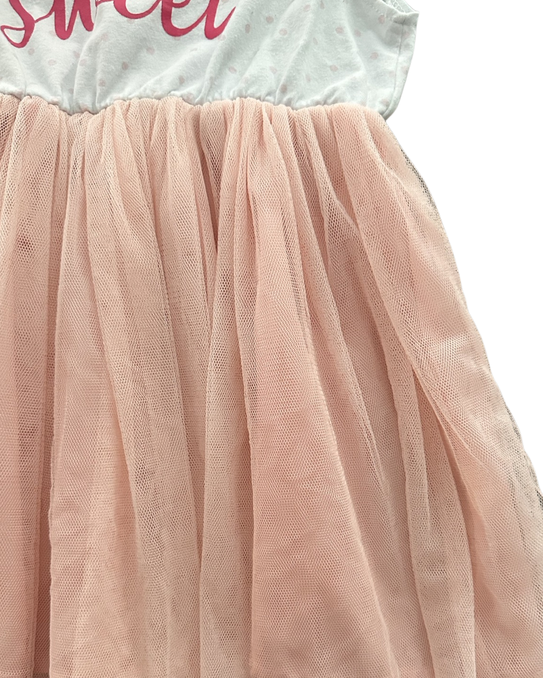 2T Toddler Girl Two Sweet Donut Tulle Birthday Dress