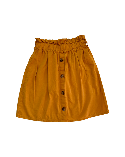 Youth Girls Size 11/12 Mustard Yellow Shein Skirt