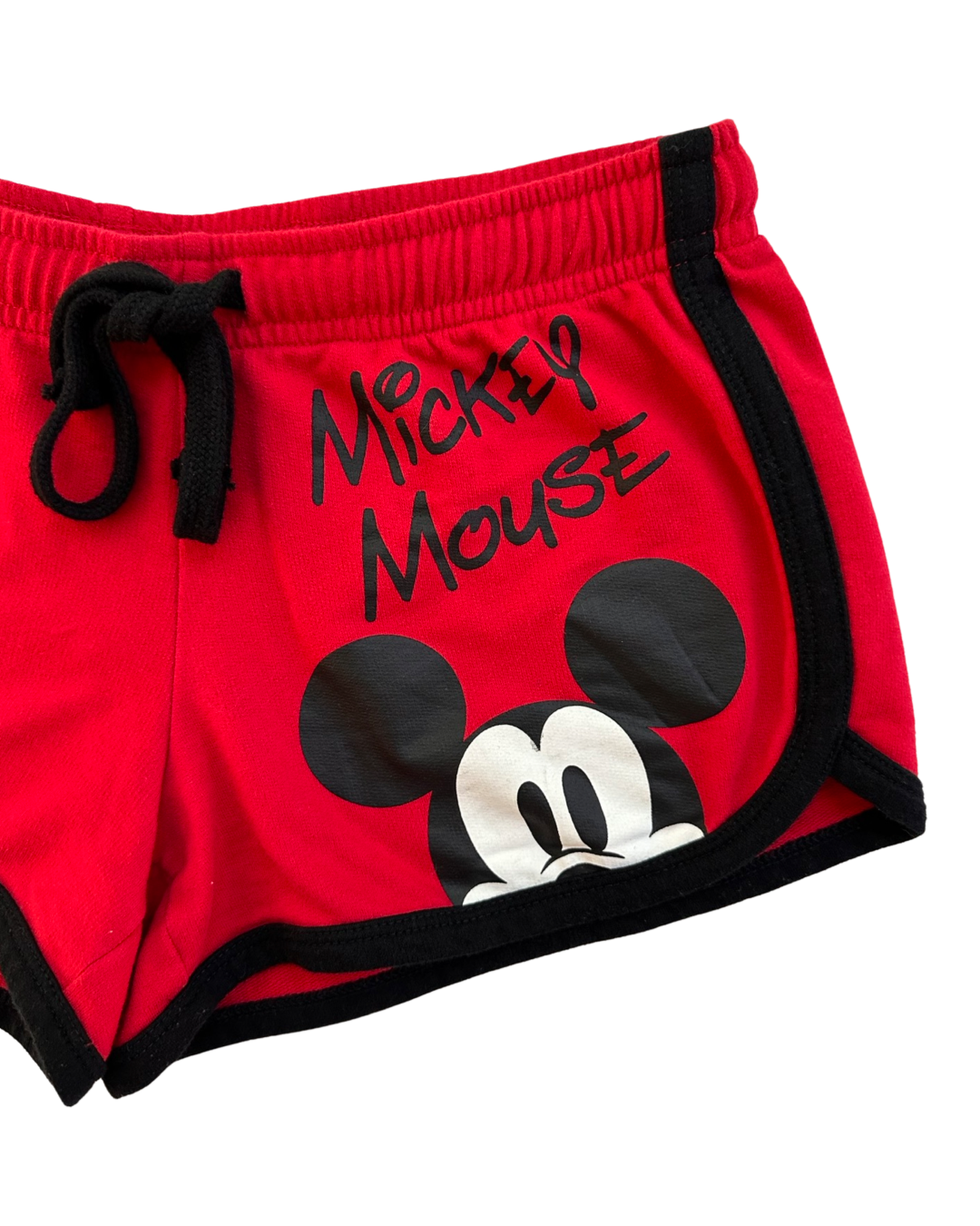 Women’s Small Size 3/5 Red Disney Mickey Mouse Shorts