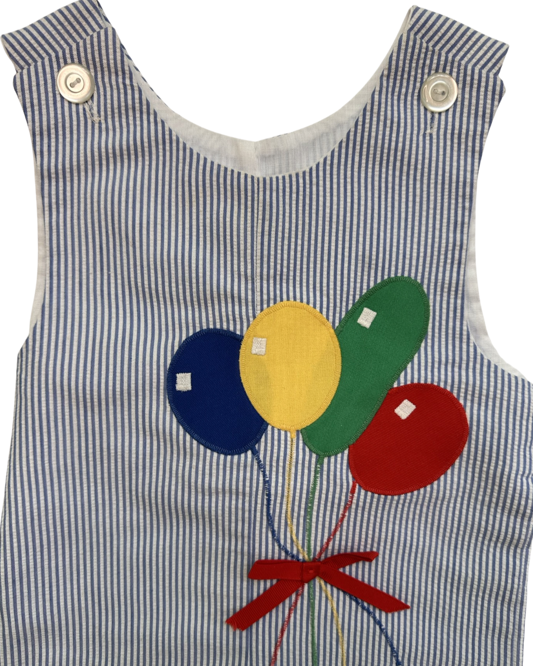 3T Toddler Boys Kelly’s Kids Vintage Birthday Balloon Shortall Romper