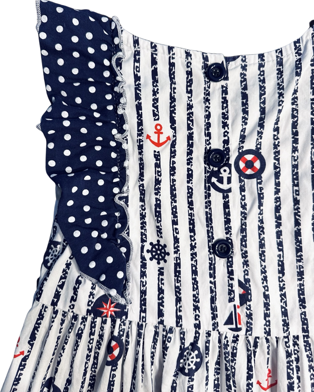 3T Toddler Girl Nautical Sailboat Boutique Dress